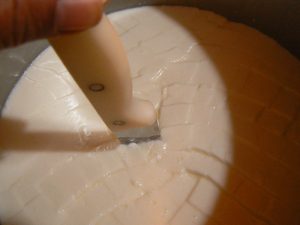 Cutting curd