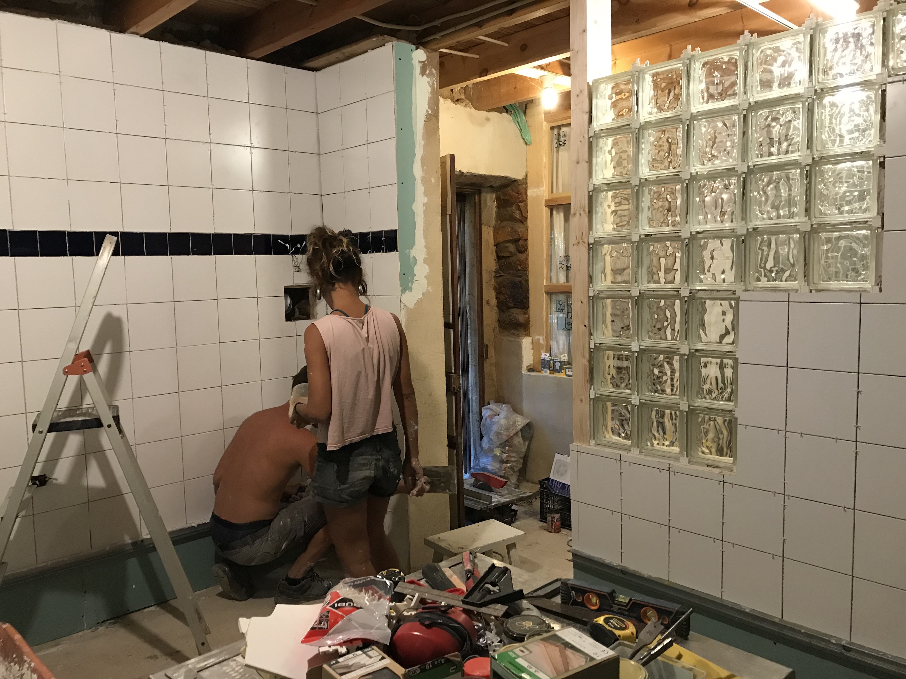 Building Monchique Homestead dairy kitchen