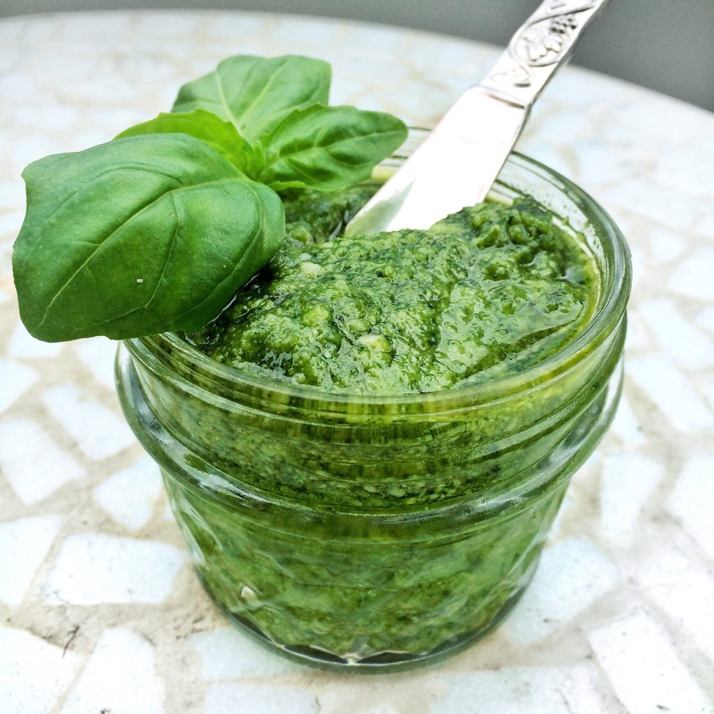 Homemade pesto